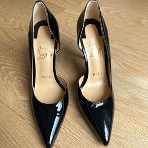 Christian Louboutin Black Patent Pumps